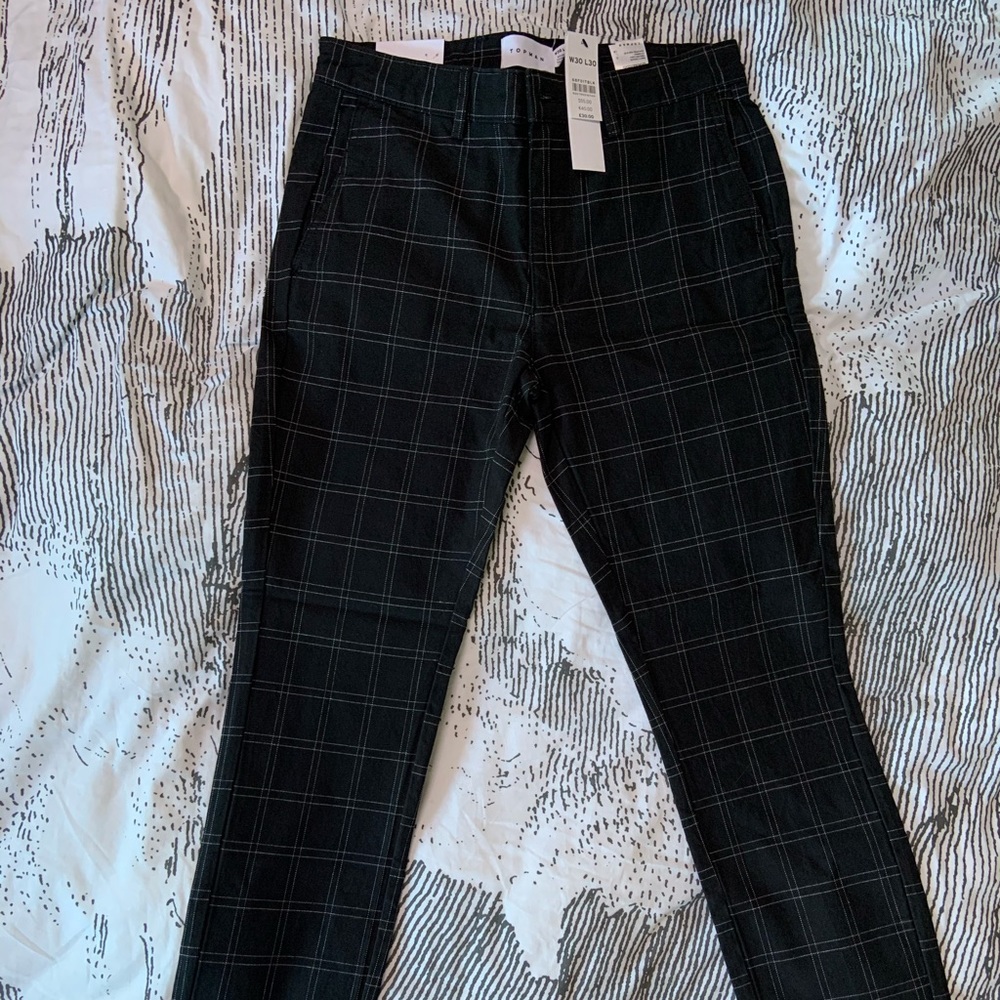 Checked Topman Pants